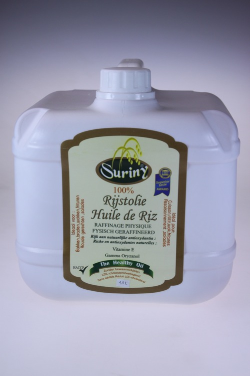 Suriny Rijstolie (oryzanol 8000 mg/kg) 4,5 liter